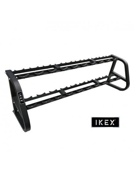 Ikex Soporte mancuernas de goma 10 pares  2 nivele