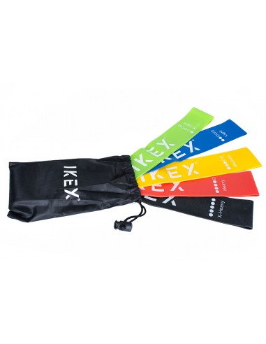 Mini Bandas de resistencia 5 colores IKEX