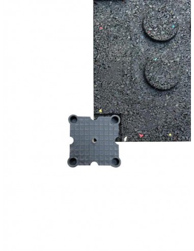 Loseta de caucho Lisa 1 x 1 de 40 mm