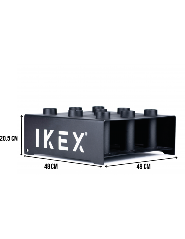 Ikex Soporte suelo 9 barras alto