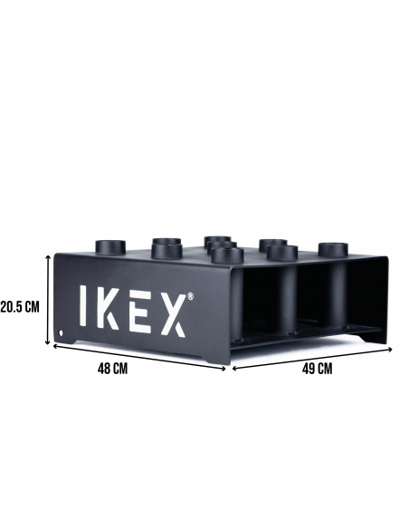 Ikex Soporte suelo 9 barras alto