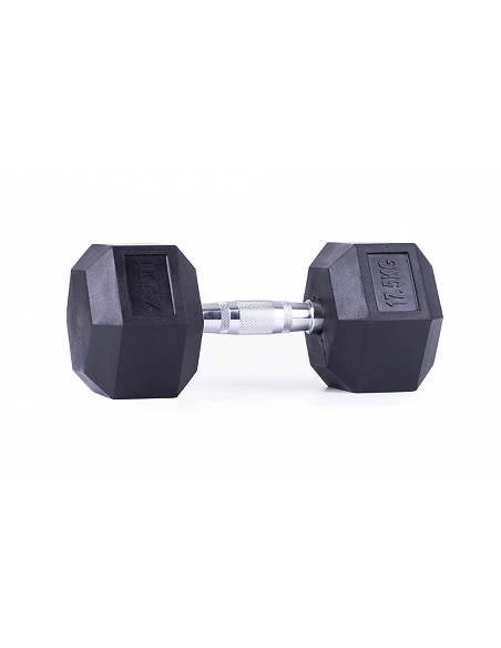 Mancuerna Hexagonal IKEX Profesional – Goma Moldeada y Mango Anticorrosión