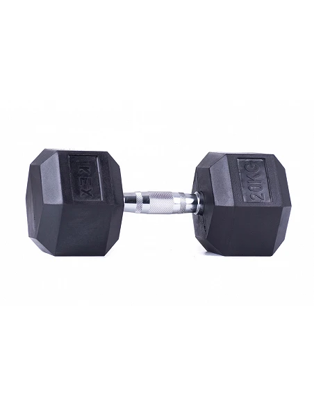 Mancuerna Hexagonal IKEX Profesional – Goma Moldeada y Mango Anticorrosión