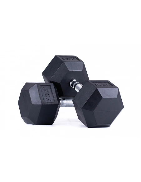 Mancuerna Hexagonal IKEX Profesional – Goma Moldeada y Mango Anticorrosión