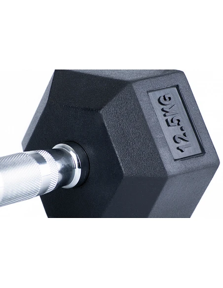 Mancuerna Hexagonal IKEX Profesional – Goma Moldeada y Mango Anticorrosión
