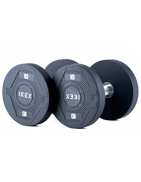 Mancuerna Redonda IKEX Profesional Uretano TPU – Núcleo Acero Macizo