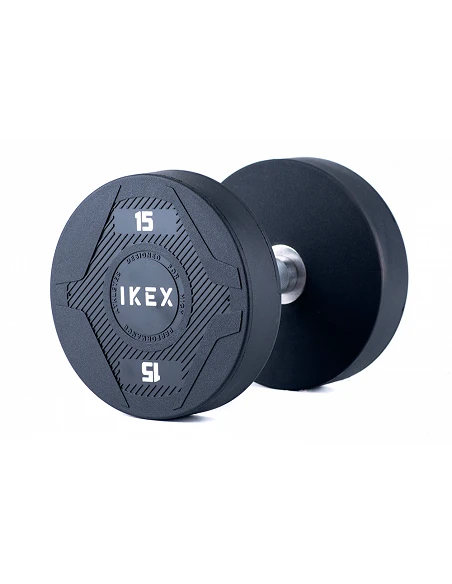 Mancuerna Redonda IKEX Profesional Uretano TPU – Núcleo Acero Macizo