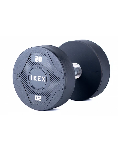 Mancuerna Redonda IKEX Profesional Uretano TPU – Núcleo Acero Macizo