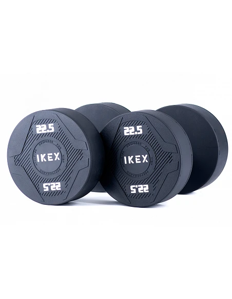 Mancuerna Redonda IKEX Profesional Uretano TPU – Núcleo Acero Macizo