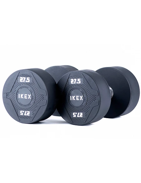 Mancuerna Redonda IKEX Profesional Uretano TPU – Núcleo Acero Macizo