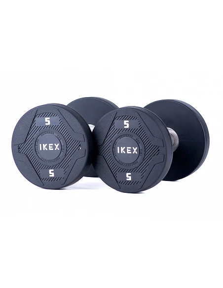 Mancuerna Redonda IKEX Profesional Uretano TPU – Núcleo Acero Macizo