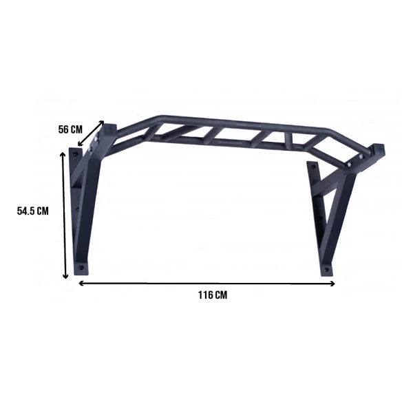 Barra de Dominadas Multiagarre de Pared - IKEX Fitness