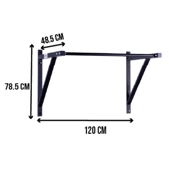 Barra de Dominadas de Pared Profesional - IKEX Fitness