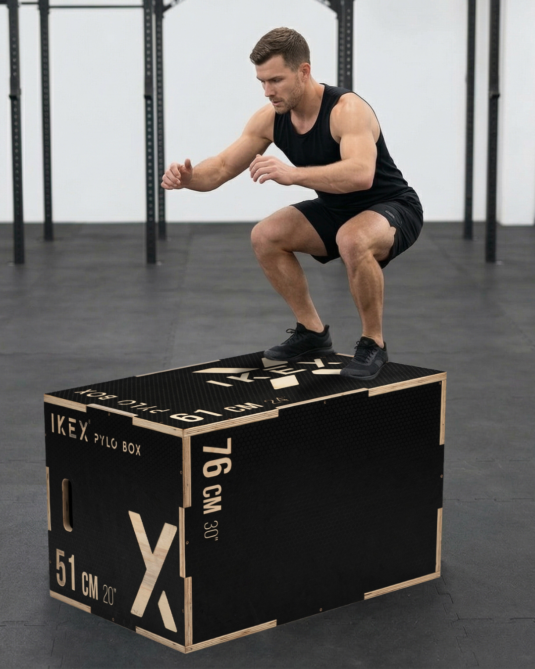 Cajón Pliométrico Madera IKEX Detalle Refuerzo