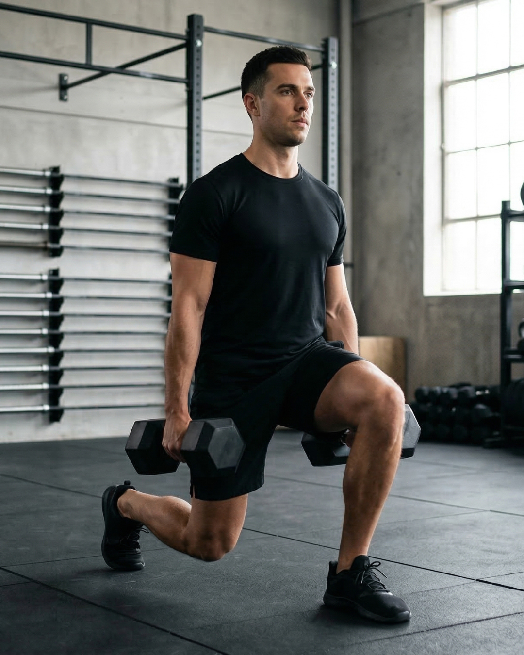 Mancuerna Hexagonal IKEX Pesada en Suelo